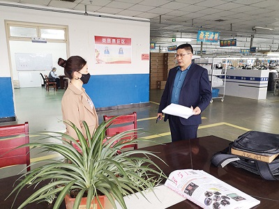  金安區(qū)就業(yè)局楊向東局長一行深入安徽星星集團(tuán)開展“四送一服”走訪調(diào)研-1